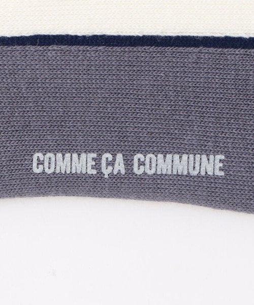  COMME CA COMMUNE(コムサコミューン)/パネル 切替 ローアンクル ソックス/img04