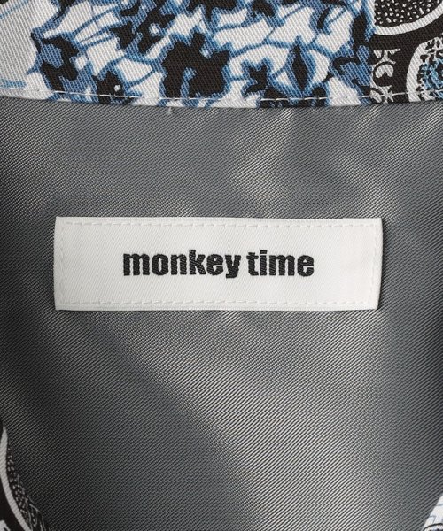 monkey time(モンキータイム)/＜monkey time＞ パネル バティック プリント オープンカラー シャツ/img27