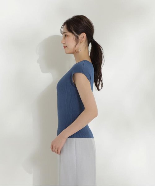 PROPORTION BODY DRESSING(プロポーション　ボディドレッシング)/ボートネックリブニット WEB限定カラー：ブルー/img33