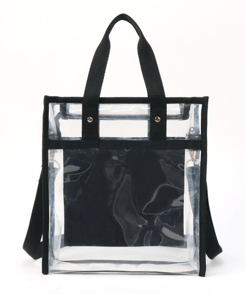 LeSportsac(LeSportsac)/CLEAR SMALL N/S TOTEクリア/ブラック/img02