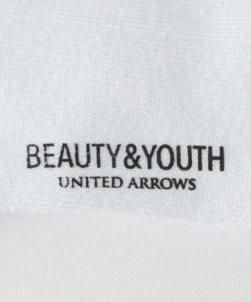 BEAUTY&YOUTH UNITED ARROWS(ビューティーアンドユース　ユナイテッドアローズ)/ロゴ クウォーター ソックス/img02