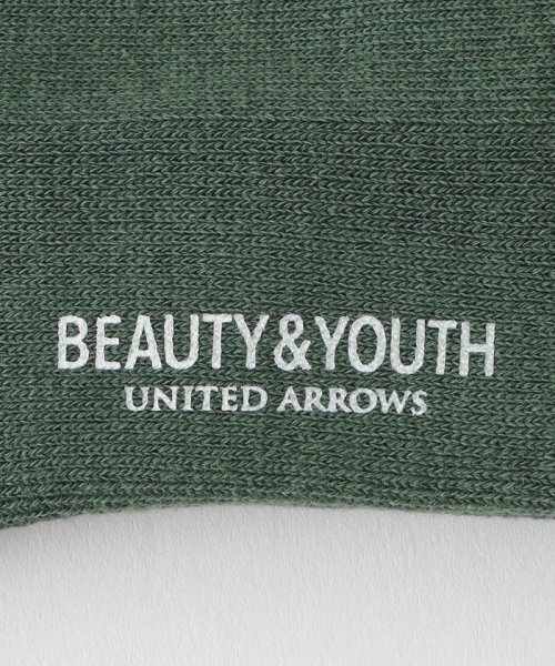 BEAUTY&YOUTH UNITED ARROWS(ビューティーアンドユース　ユナイテッドアローズ)/ロゴ クウォーター ソックス/img11