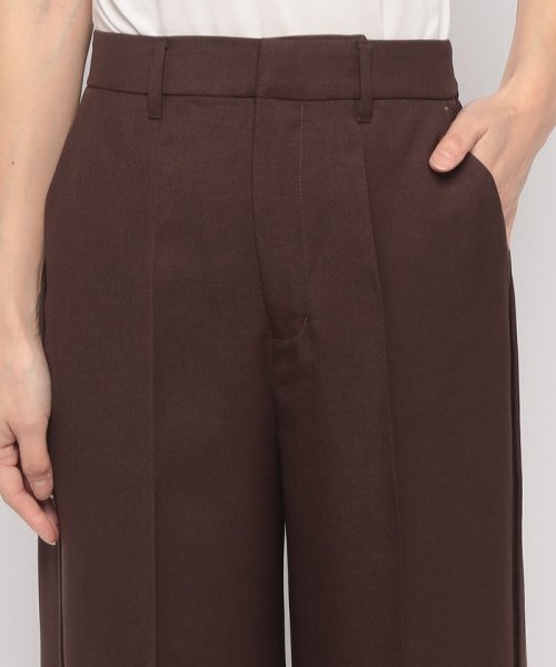 ワイドクロップドパンツ 