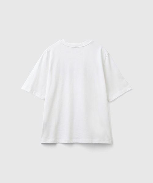 BENETTON (women)(ベネトン（レディース）)/クルーネックフロントロゴプリント半袖Tシャツ・カットソー/img03