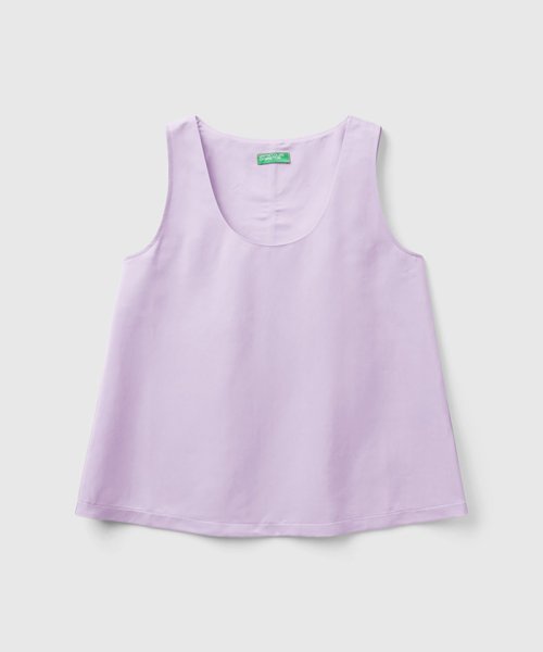 BENETTON (women)(ベネトン（レディース）)/ビスコースノースリーブブラウス/img02