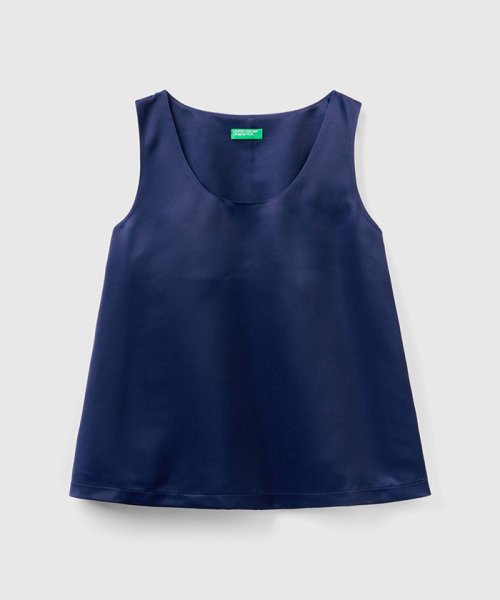 BENETTON (women)(ベネトン（レディース）)/ビスコースノースリーブブラウス/img18