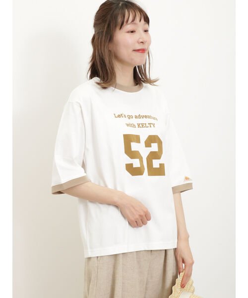 Samansa Mos2(サマンサ　モスモス)/【KELTY×Samansa Mos2】5分袖リンガーTシャツ/img11