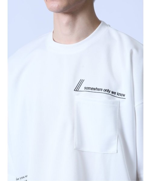 semanticdesign(セマンティックデザイン)/胸ポケット付き クルーネック半袖Tシャツ/img07