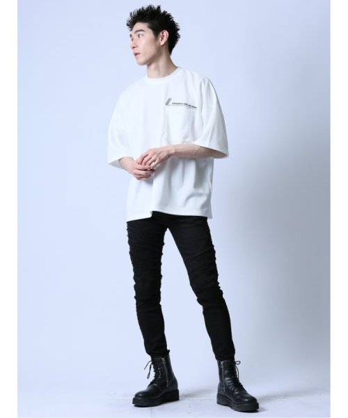 semanticdesign(セマンティックデザイン)/胸ポケット付き クルーネック半袖Tシャツ/img09