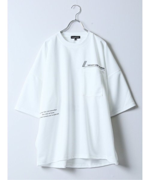 semanticdesign(セマンティックデザイン)/胸ポケット付き クルーネック半袖Tシャツ/img10