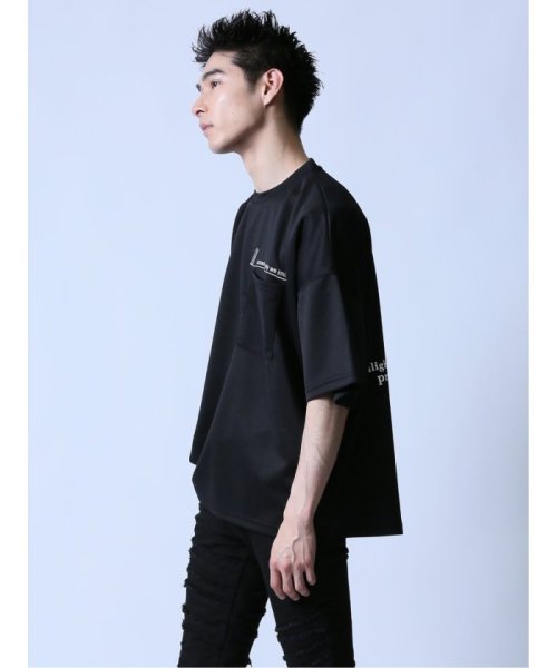 semanticdesign(セマンティックデザイン)/胸ポケット付き クルーネック半袖Tシャツ/img12