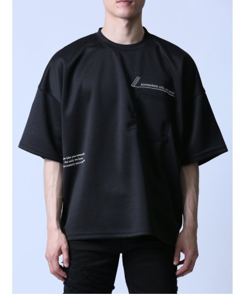 semanticdesign(セマンティックデザイン)/胸ポケット付き クルーネック半袖Tシャツ/img15