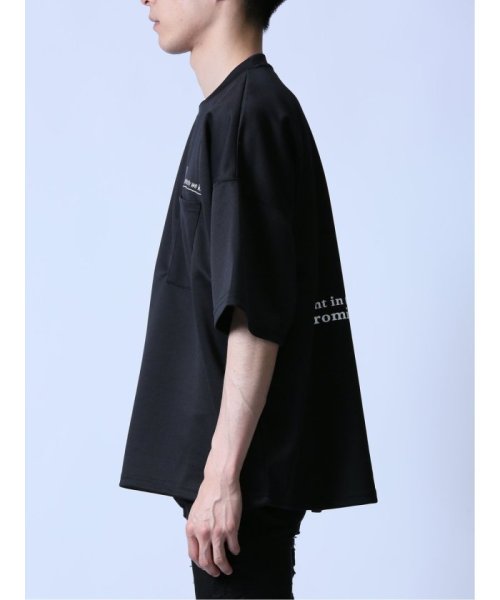 semanticdesign(セマンティックデザイン)/胸ポケット付き クルーネック半袖Tシャツ/img16