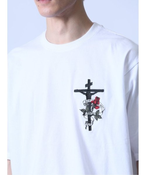 semanticdesign(セマンティックデザイン)/クロスローズ クルーネック半袖Ｔシャツ メンズ Tシャツ カットソー カジュアル インナー トップス ギフト プレゼント/img08