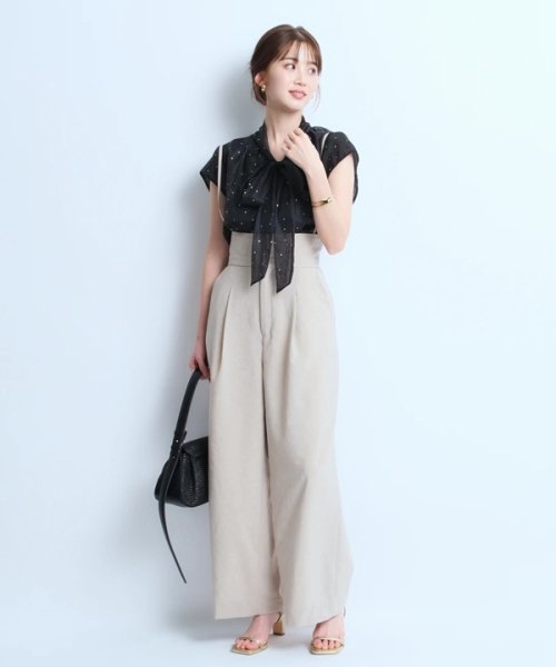 プチラメドット半袖ブラウス トップス シャツ・ブラウス Q1395384379(10725円)