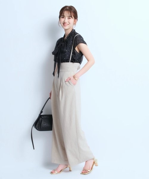 プチラメドット半袖ブラウス トップス シャツ・ブラウス Q1395384379(10725円)