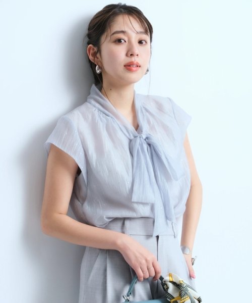 プチラメドット半袖ブラウス トップス シャツ・ブラウス Q1395384379(10725円)