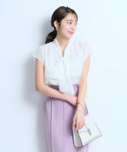 プチラメドット半袖ブラウス 予めご了承ください