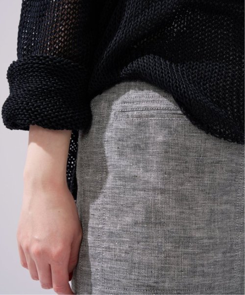 ストレッチリネンポケットスカート 