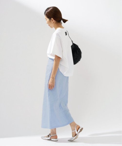 ストレッチリネンポケットスカート 