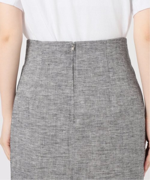ストレッチリネンポケットスカート 