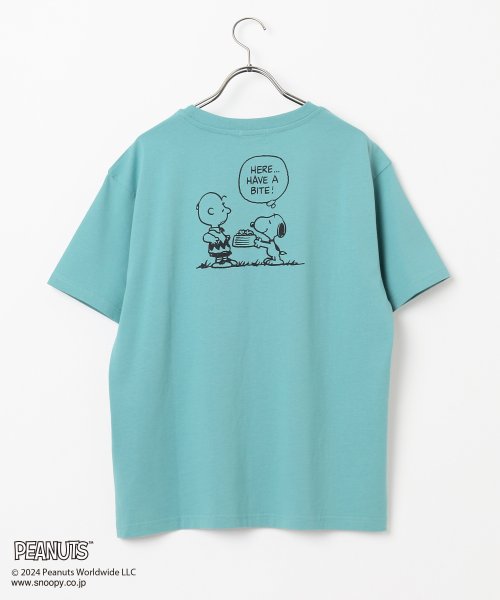 Honeys(ハニーズ)/スヌーピー／Ｔシャツ トップス Tシャツ カットソー レディース 白 黒 半袖 /img22