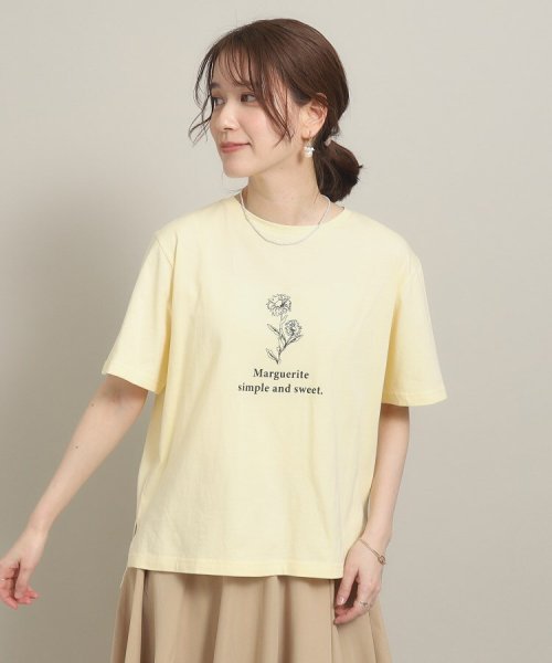 ITS’ DEMO(イッツデモ)/【シルエットゆったり】マーガレットプリントTシャツ/img09