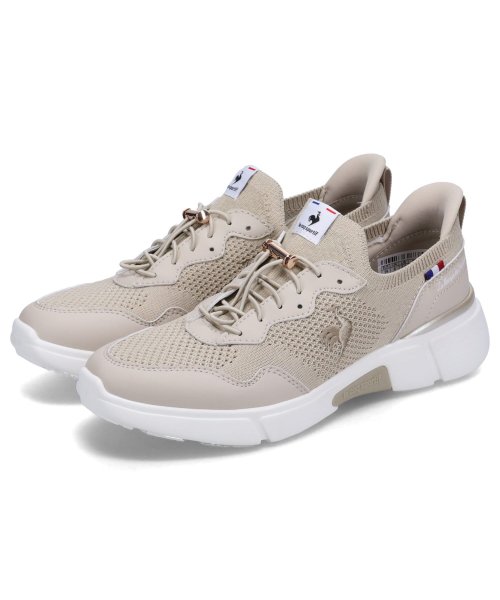 le coq sportif(ルコックスポルティフ)/ ルコック スポルティフ le coq sportif スニーカー LCS ロワール レディース 撥水 軽量 LCS LOIR ベージュ QL3XJC01BG/img01