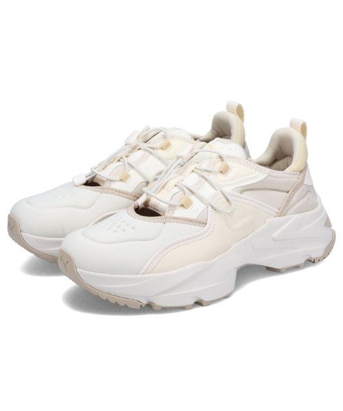 PUMA(PUMA)/ PUMA プーマ スニーカー サンダル オーキッド ウィメンズ レディース 厚底 ORKID SANDAL WNS ホワイトベージュ 388968－08/img01