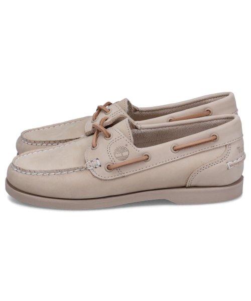 Timberland(ティンバーランド)/ ティンバーランド Timberland デッキシューズ モカシン ツーアイ クラシック ボート レディース CLASSIC BOAT SHOES ベージュ A/img03