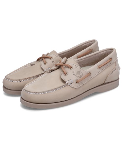 Timberland(ティンバーランド)/ ティンバーランド Timberland デッキシューズ モカシン ツーアイ クラシック ボート レディース CLASSIC BOAT SHOES ベージュ A/img08