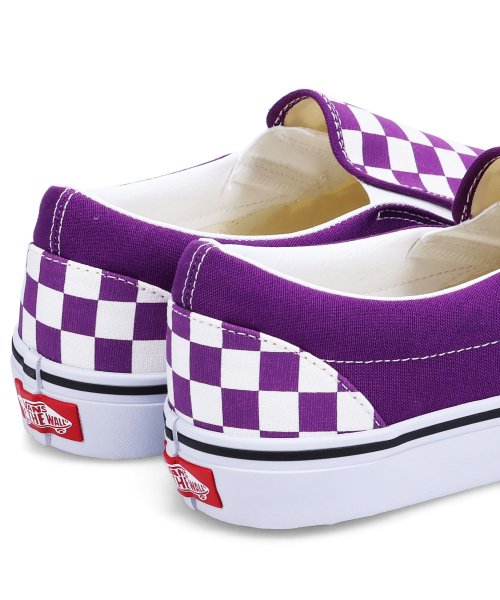 VANS(ヴァンズ)/ VANS ヴァンズ スリッポン スニーカー メンズ バンズ SLIP－ON パープル VN000BVZ1N8/img05