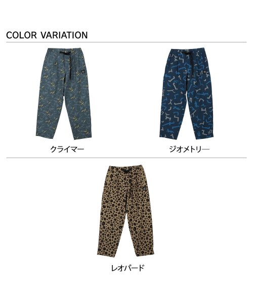 WILD THINGS(ワイルド シングス)/ WILD THINGS ワイルドシングス パンツ プリントラックス メンズ PRINT LAX PANTS ブルー グリーン レオパード ヒョウ柄 WT240/img01