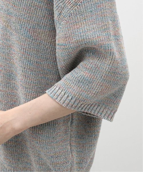 EDIFICE(エディフィス)/LA BOUCLE (ラブークル) シルクリネン Space Dyed ポロシャツ/img08