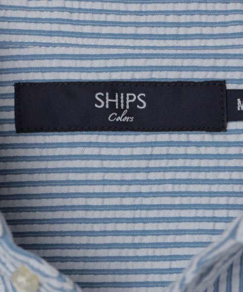 SHIPS Colors  MEN(シップスカラーズ　メン)/SHIPS Colors:〈洗濯機可能〉カットサッカー レギュラーカラー シャツ/img06