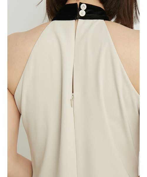 [L.B CANDY STOCK]ビジュー付きリボンミニワンピース CANDY STOCK 予めご了承ください