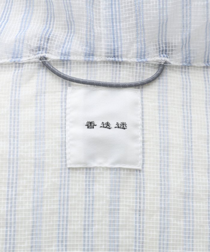迷迭香 (マンネンロウ) for BOUCLE 別注 ストライプメッシュパーカ