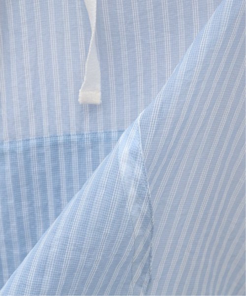 迷迭香 (マンネンロウ) for BOUCLE 別注 ストライプメッシュパーカ 迷迭香 マンネンロウ BOUCLE