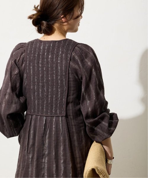 【SARA MALLIKA/サラマリカ】LUREX STRIPE SHIRRING LSV DR 020441SH3 SARA MALLIKA/サラマリカ