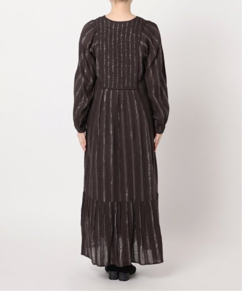 【SARA MALLIKA/サラマリカ】LUREX STRIPE SHIRRING LSV DR 020441SH3 SARA MALLIKA/サラマリカ