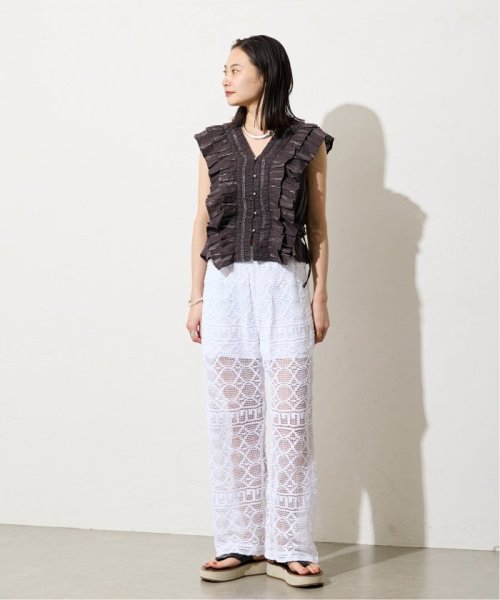 JOURNAL STANDARD(ジャーナルスタンダード)/【SARA MALLIKA/サラマリカ】LUREX STRIPE SHIRRING FRILL 02141SH2/img01