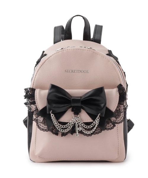 十字架×チェーンリボンフリルミニリュック 人気・おすすめ｜使いやすい・旅行におすすめ 品質保証 全国発送 日本国内発送・最短翌日お届け