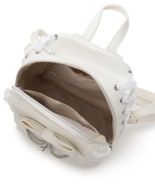 十字架×チェーンリボンフリルミニリュック 人気・おすすめ｜使いやすい・旅行におすすめ 品質保証 全国発送 日本国内発送・最短翌日お届け