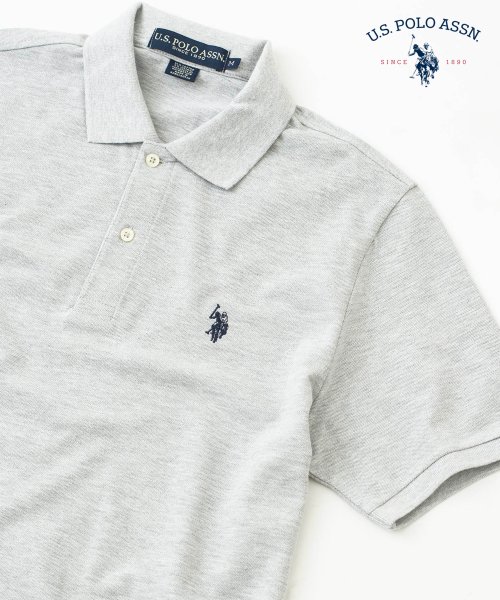 US POLO ASSN(ユーエスポロアッスン)/【U.S. POLO ASSN. / ユーエスポロアッスン】ワンポイント ロゴ ポロシャツ Tシャツ 半袖 ゆったり ユニセックス ゴルフ カットソー/img81