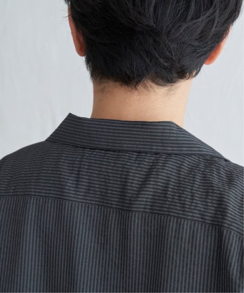 ikka(イッカ)/シャドーストライプオープンカラーシャツ/img01
