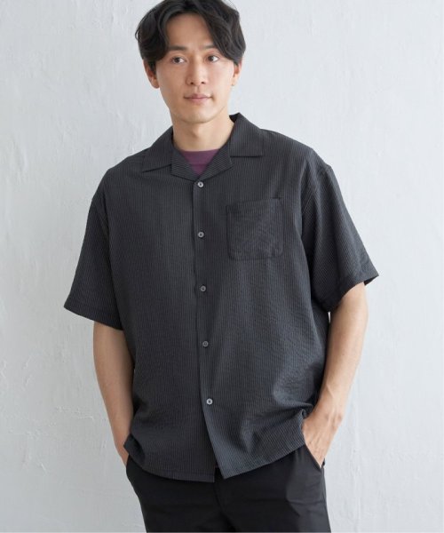 ikka(イッカ)/シャドーストライプオープンカラーシャツ/img05
