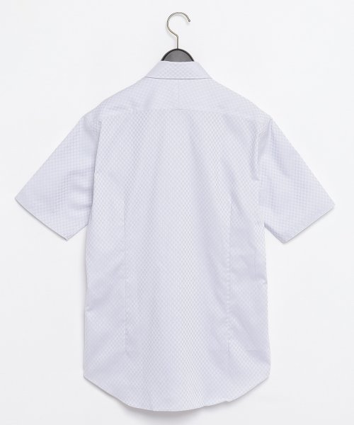 D'URBAN(ダーバン)/パープルドビーフラッグチェックドレスシャツ(スナップダウン)/img01