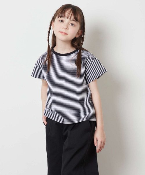 a.v.v(KID'S)(アー・ヴェ・ヴェキッズ)/[100－130]ハートワッペン半袖Tシャツ/img07