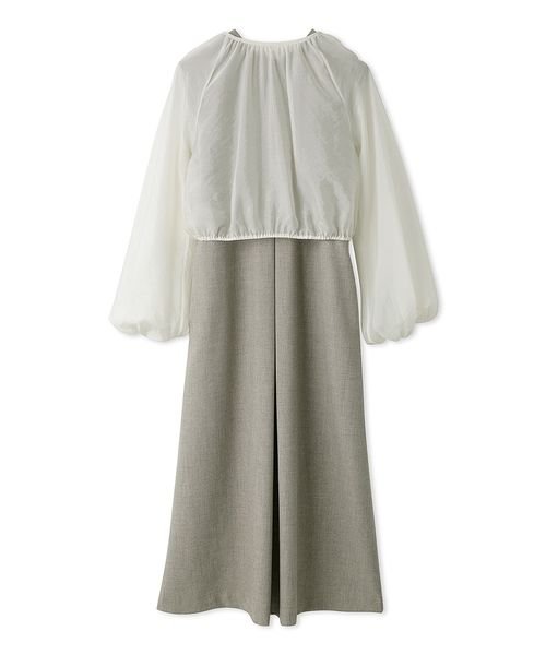 3WAYボレロブラウスタックワンピースコーデSET 予めご了承ください 総丈 バスト 袖丈 ゆき丈 前下がり 裾幅