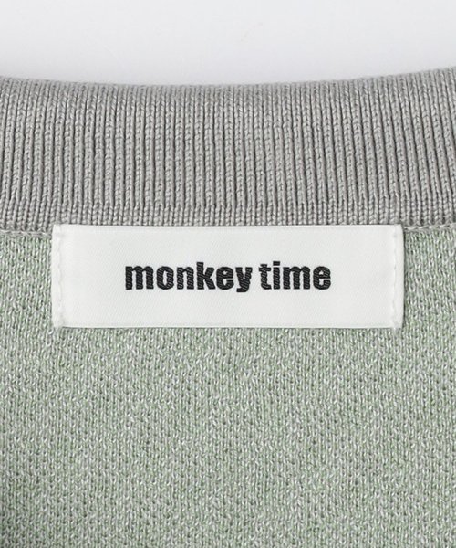 monkey time(モンキータイム)/＜monkey time＞ シルケット USAコットン ジャカード ポロシャツ/img33
